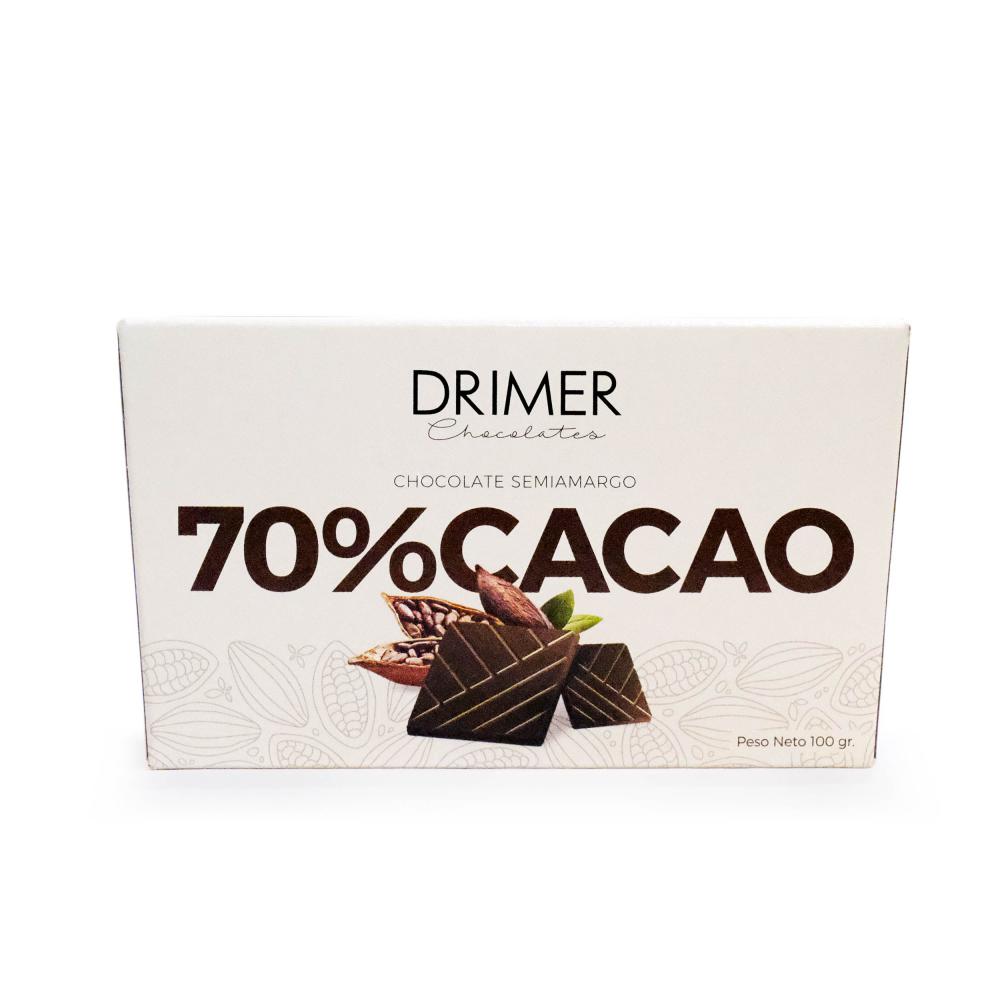 Drimer Chocolate Semiamargo 70% Cacao - 100gr